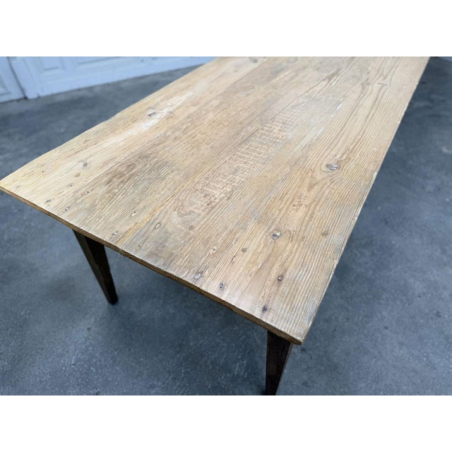 Large Wooden Table, 1940 For Sale - Image 4 of 13