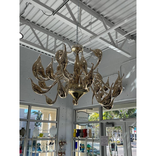 Price reduced $10,000. Now only $9.900! This incredibly beautiful chandelier called "Lu" was crafted by the hands of...