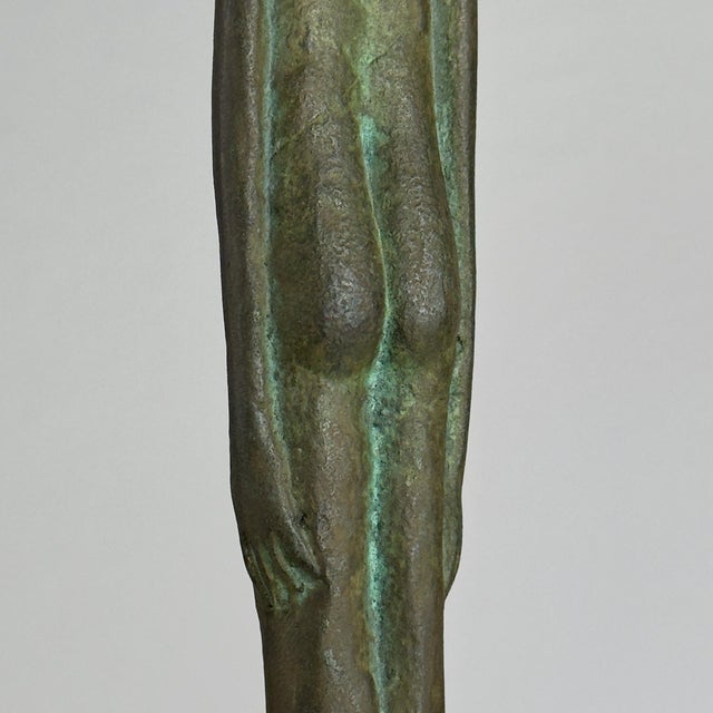 Vintage Bronze Shadow of the Evening Sculpture, Italy, 20th Century For Sale - Image 16 of 17