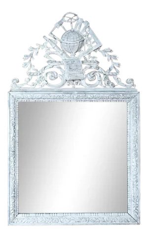 Antique French Louis XVI Painted Mirror