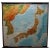 Textile Vintage Asia Japan Korea Rollable Map Wall Chart Poster For Sale - Image 7 of 7