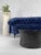 Round Coffee Table in Black Lacquered Wicker and Smoked Glass, 1970s For Sale - Image 6 of 7