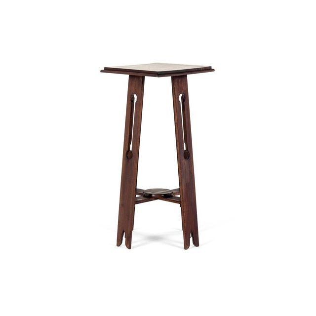 Arts & Crafts Mahogany Plant Stand For Sale - Image 3 of 13