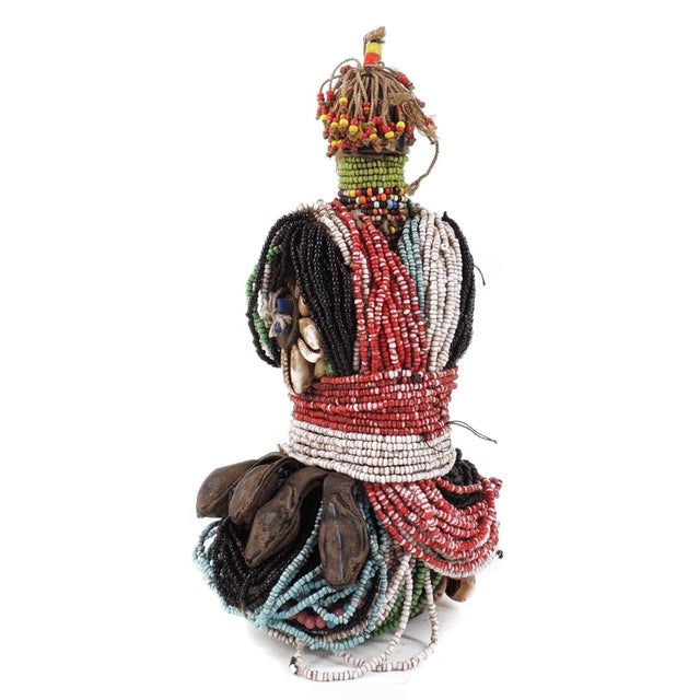 Early 20th Century Fali Beaded Fertility Doll Cameroon For Sale - Image 4 of 4