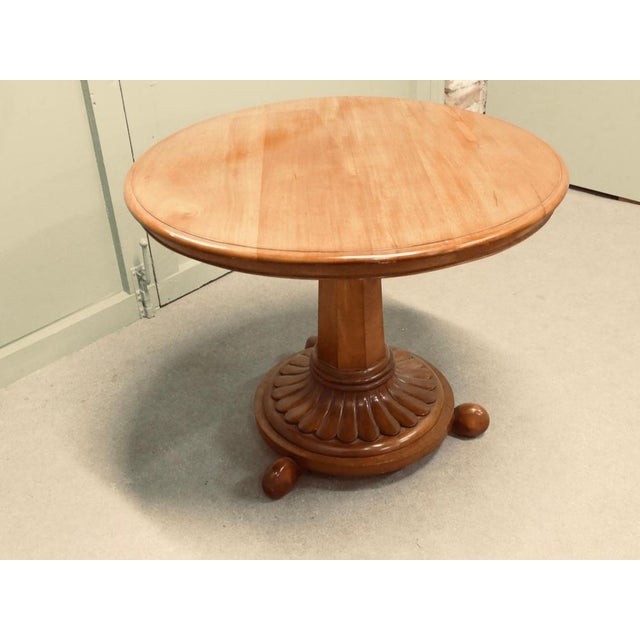 Wood Tilt Top Centre Table in Cherrywood For Sale - Image 7 of 9