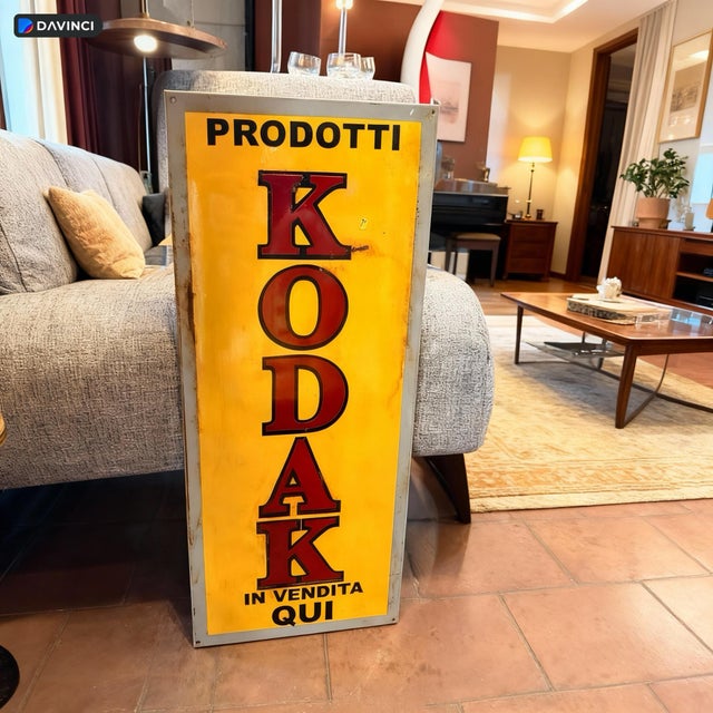 Vintage Kodak Sign, 1970s For Sale - Image 6 of 7