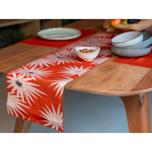 Japanese Ceremonial Silk Table Runner by Renaras For Sale - Image 6 of 6