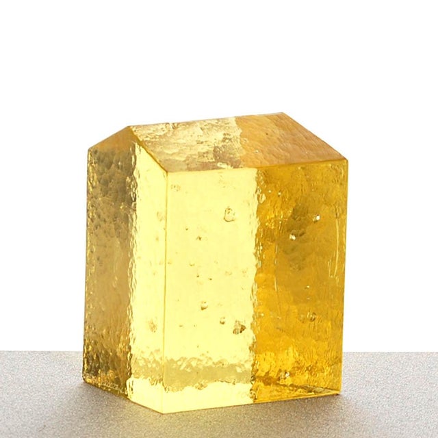 Vincent Van Gogh the Yellow House Glass Sculpture by Richard Rooze and Jaroslav Wasserbauer For Sale - Image 11 of 12