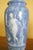 Late 19th Century Pair of Antique Limoges Pâte-Sur-Pâte Blue Porcelain Vases For Sale - Image 5 of 15