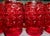 Fitz and Floyd Red Fitz and Floyd Trestle Glasses - Set of 12 For Sale - Image 4 of 5