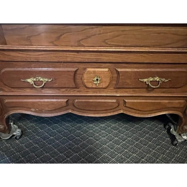 Brown Early 20 Century Belgian Oak Single Door Armoire For Sale - Image 8 of 10