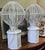 Large Modern Lamps in Ceramic and Painted Wood, Set of 2 For Sale - Image 6 of 10