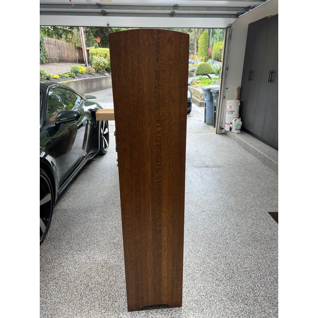 Restoration Hardware Arts and Crafts Style Glass Front Bookcase For Sale - Image 4 of 7
