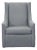 West Elm Modern Gray Rocking Lounge Chair For Sale