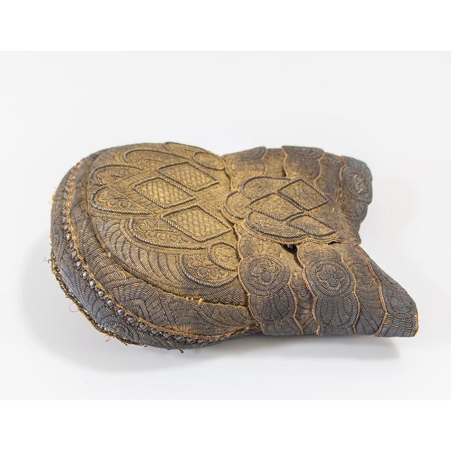 19th Century German Riegelhaube Decorative Silk Hat Bonnet Wall Decor For Sale - Image 4 of 7