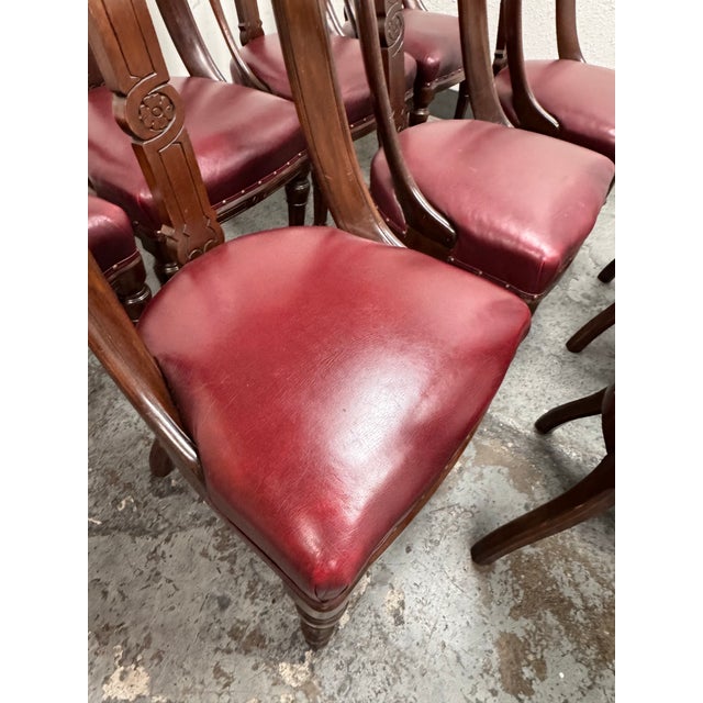 Antique Victorian Dining Chairs, Set of 10 For Sale In San Francisco - Image 6 of 11