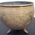 Mid 20th Century 8" Vintage Hand-Chased Brass Cachepot Jardinere – Peony & Chrysanthemum Engravings For Sale - Image 5 of 15