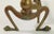 Early 20th Century Classical Brass Andirons - A Pair For Sale - Image 5 of 9