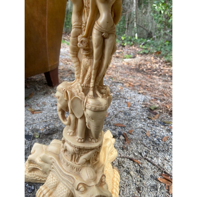 Mid Century Italian Hand Carved Celluloid Table For Sale - Image 10 of 12