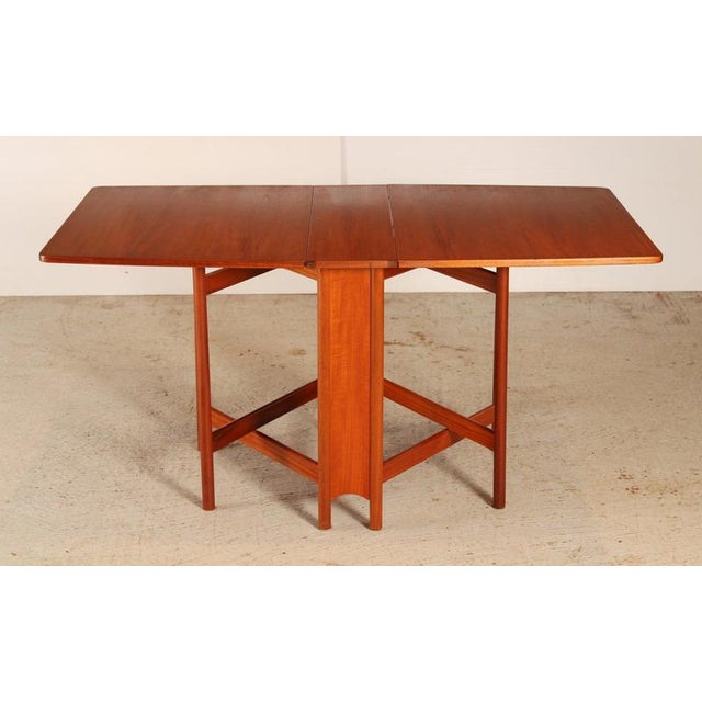 Mid-Century Drop Leaf Dining Table from McIntosh, 1970s For Sale - Image 12 of 12