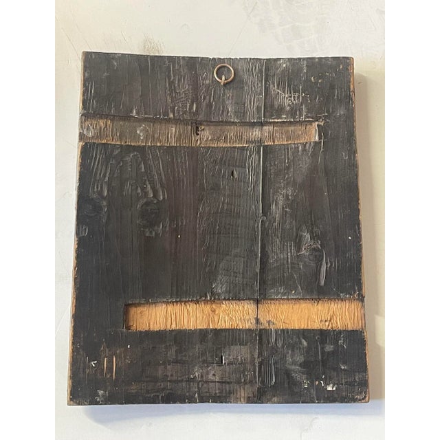 Wood Rare 19th Century Icon Depicting the All-Seeing Eye of God For Sale - Image 7 of 7