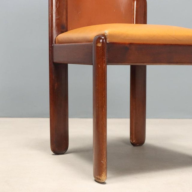 Wood Chairs by Silvio Coppola for Bernini, Set of 8 For Sale - Image 7 of 11
