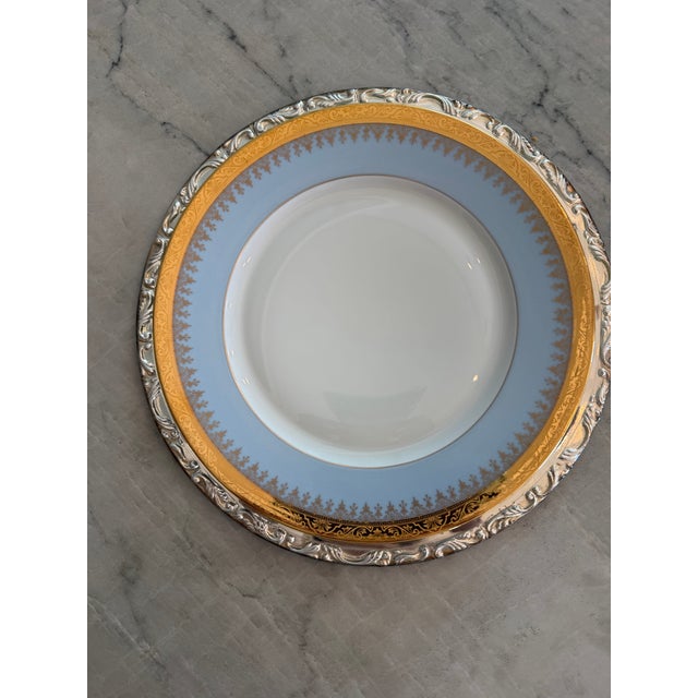 Late 20th Century Late 20th Century Silver Plate Scroll-Edge Charger, 15 Available For Sale - Image 5 of 9