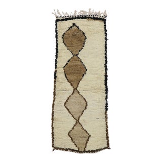 Vintage Berber Moroccan Azilal Rug - 02'03 X 05'10 For Sale