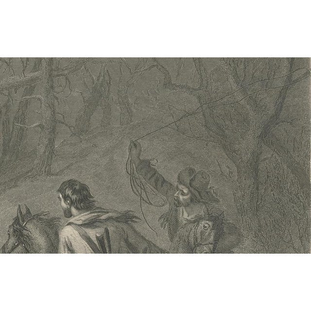 Native Californians Lassoing a Bear, 1873, Paper For Sale - Image 5 of 9