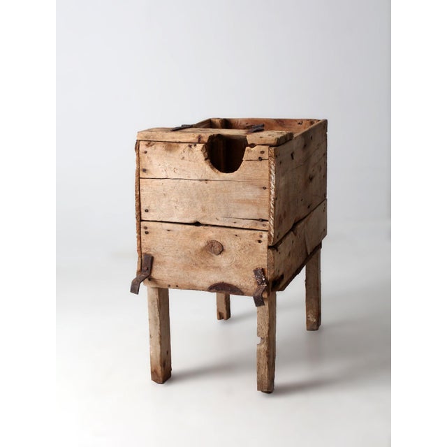 Antique Primitive Farm Bin For Sale - Image 4 of 18
