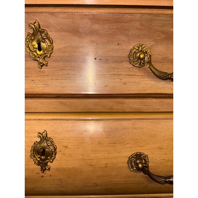 Century Furniture Century Furniture Provincial Curvy 9-Drawer Vintage Dresser For Sale - Image 4 of 5
