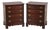 Pair of Gordons Mahogany 4 Drawer Chests Nightstands For Sale