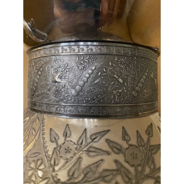 Mid 19th Century 1869 Rogers Smith & Co. Silver Samovar – Ornate Victorian Masterpiece For Sale - Image 5 of 9