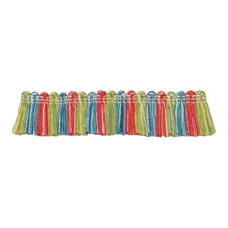 Sample - Schumacher Biarritz Ruche in Juicy Fruit For Sale