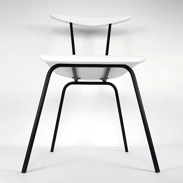Black Mid-Century Modern Chair by Wim Rietveld for Auping For Sale - Image 8 of 11