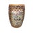 Gold Vintage Oriental Chinoiserie Western Graphic Porcelain Stool Table Ottoman For Sale - Image 8 of 9