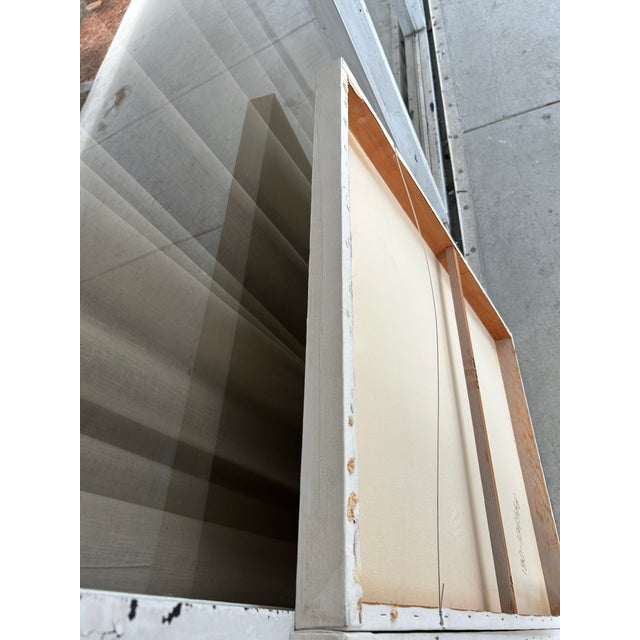 1990s Pair of Canvas Abstracts by Lee Reynolds For Sale - Image 11 of 12