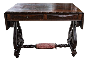 Vintage Carved Desk Table