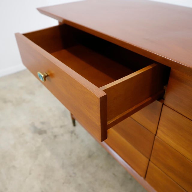 1950s Stunning Frank Kyle Drawer with Pepe Mendoza Pulls, Attributed For Sale - Image 11 of 18