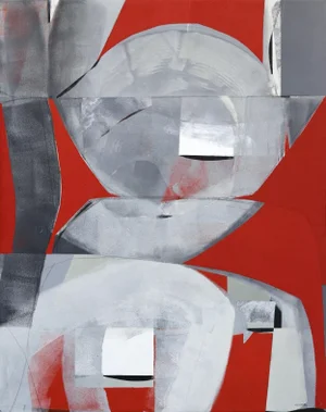 "Mercurial" Contemporary Original Abstract Painting by Heny Steinberg