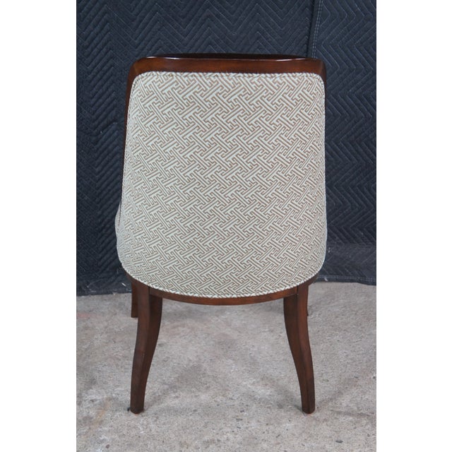 Brown Williams Sonoma French Art Deco Regency Style Cherry Dining Room Set For Sale - Image 8 of 17