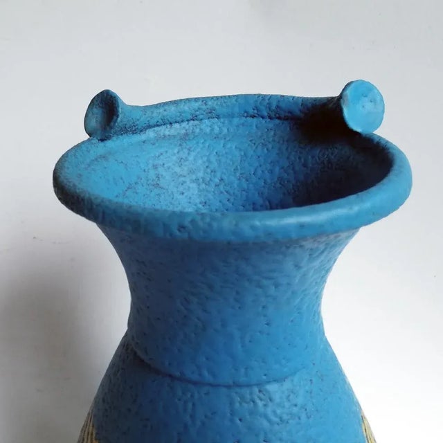 Blue Pitcher Vase from Casucci Chianciano, 1960s For Sale - Image 6 of 8