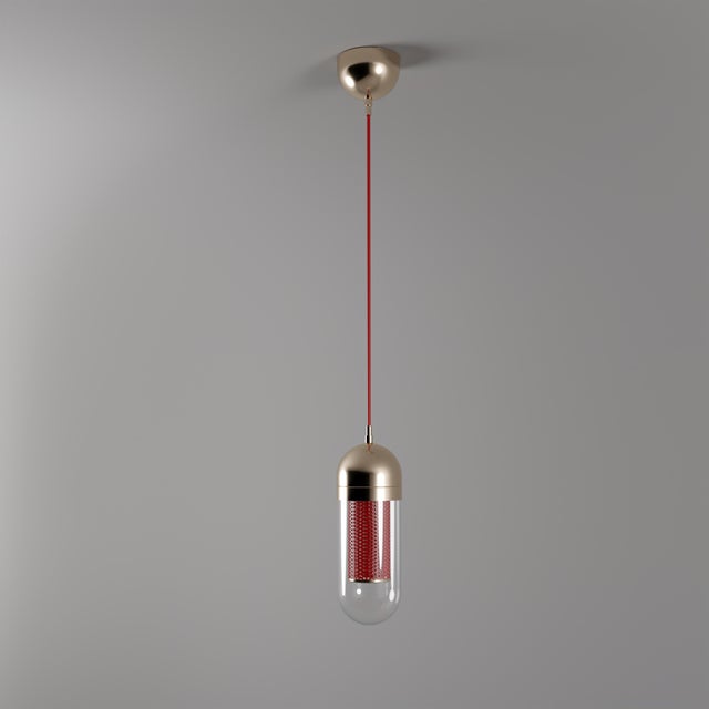 Metal Denver I Pendant Lamp by Porus Studio For Sale - Image 7 of 12