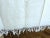 Antique White Fringed Damask Tablecloth For Sale In Seattle - Image 6 of 7