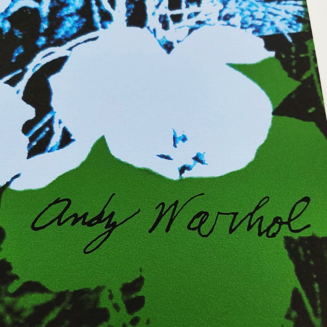 After Andy Warhol, Flowers, 1980s, Numbered Limited Edition Lithograph For Sale - Image 3 of 8