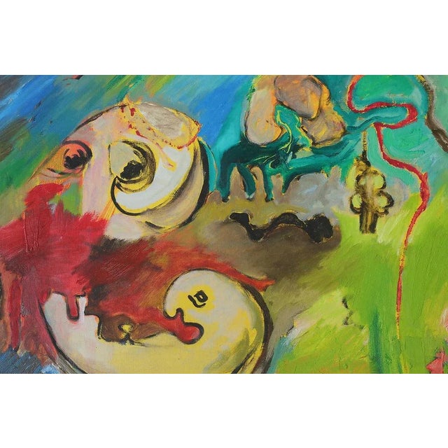 Lennart Lilja Oil on canvas Work signed by the artist Dimensions 62/77 Framed work Lennart Lilja (1924-2008). He was a...