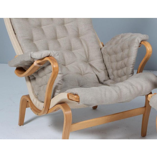 Bruno Mathsson Pernilla Lounge Chair by Bruno Mathsson for DUX, 1980s For Sale - Image 4 of 9