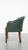 English Green Cowhide and Wooden Chair For Sale - Image 5 of 16