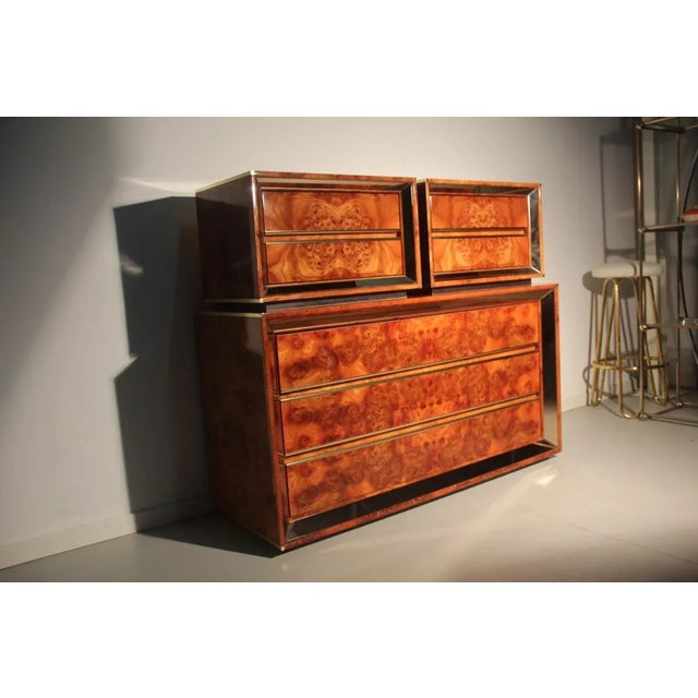 Set with Chest of Drawers & 2 Nightstands, 1970s, Set of 3 For Sale - Image 6 of 17