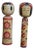 Vintage Traditional Kokeshi, Japan, 1970s, Set of 2 For Sale